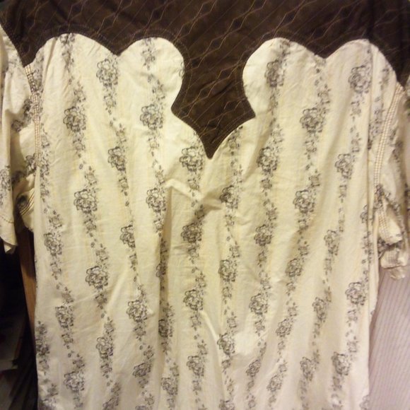 2 SS WESTERN SNAP SHIRTS SZ XL WRANGLER (USA) AND ARIZONA VINTAGE - Picture 5 of 9